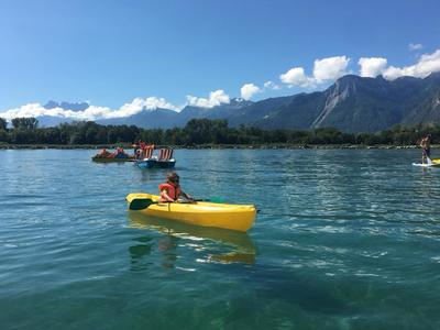 Alquiler de kayak en el lago Lemán, en Montreux