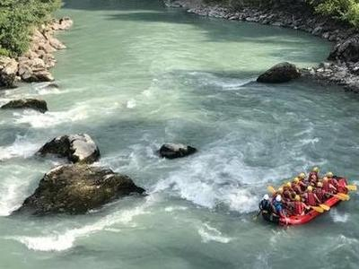 Rafting en el río Dora Baltea, Valle de Aosta