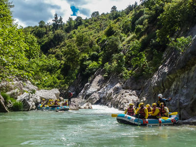 Excursión de rafting por el río Lousios