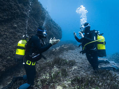 Descubra el buceo en Antibes