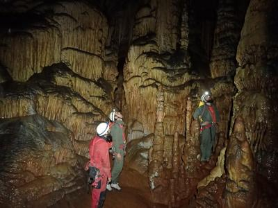 Espeleología en la cueva de Castelbouc, Gargantas del Tarn