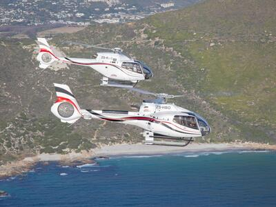 Vuelo en Helicóptero por la costa atlántica cerca de Ciudad del Cabo