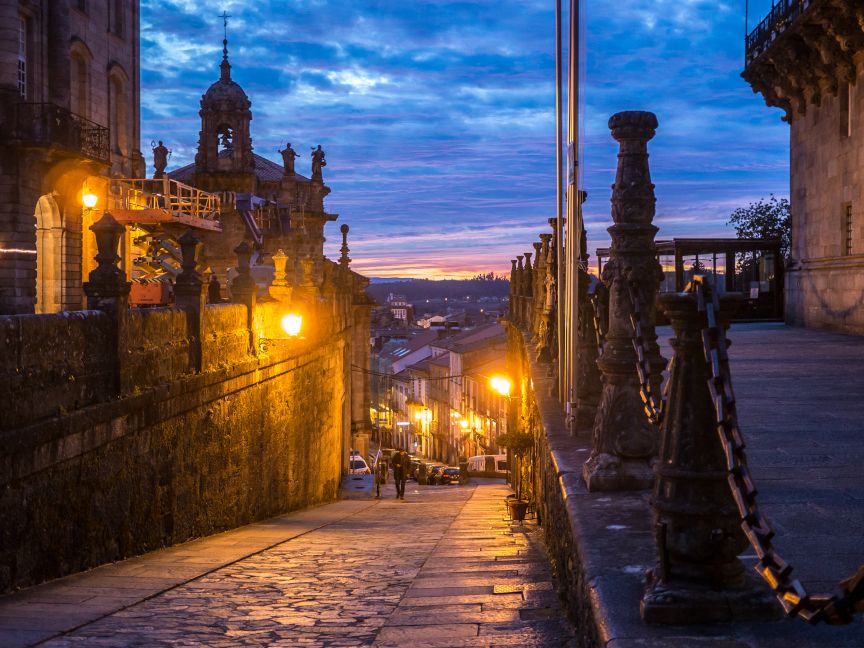 Imagen del tour: Free Tour Nocturno Santiago de Compostela: Templarios y Juegos de la Oca