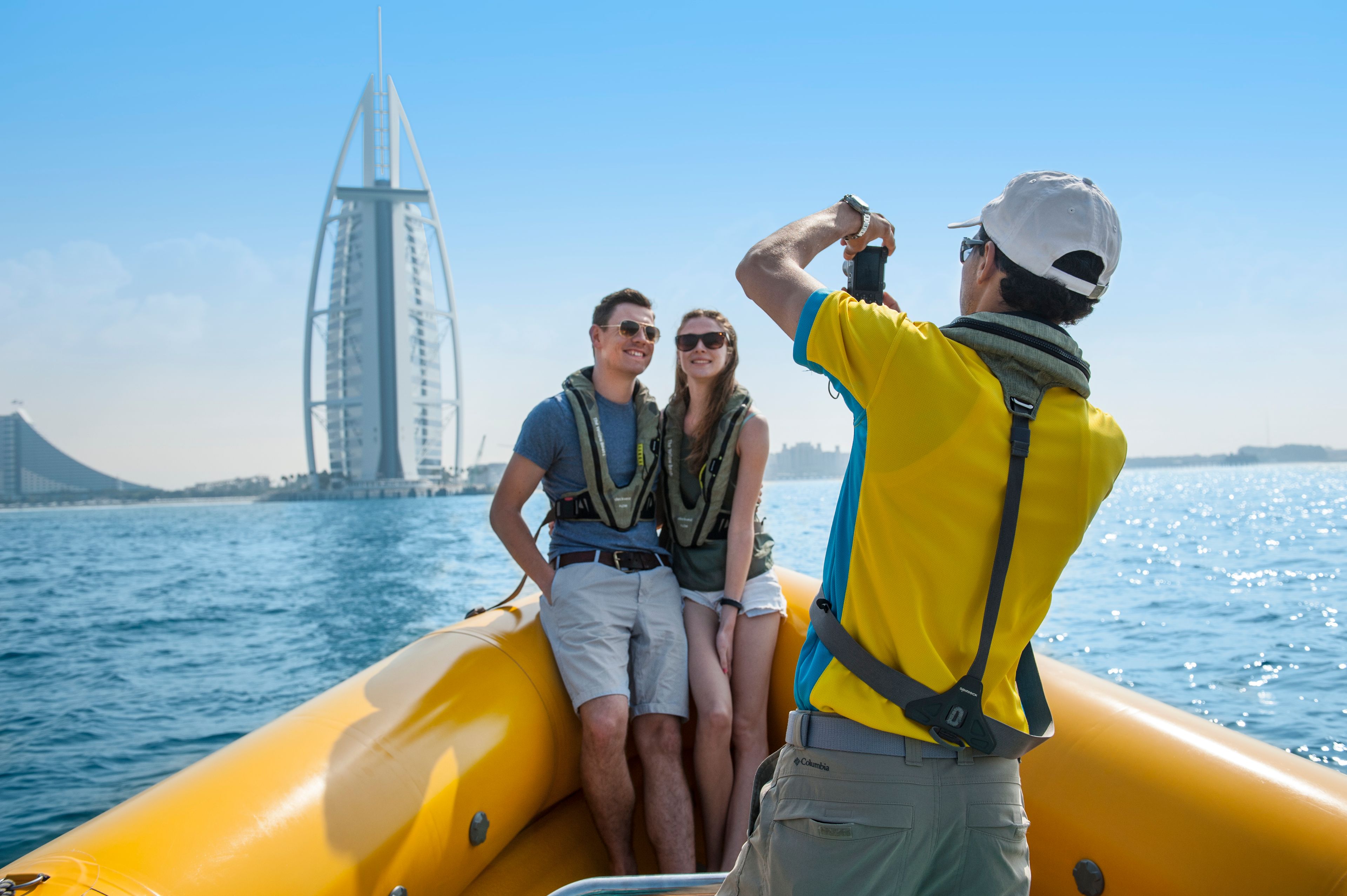 Imagen del tour: Excursión de 75 minutos en barco por la Atlántida: Marina de Dubai Palm Jumeirah y Tour de Atlantis
