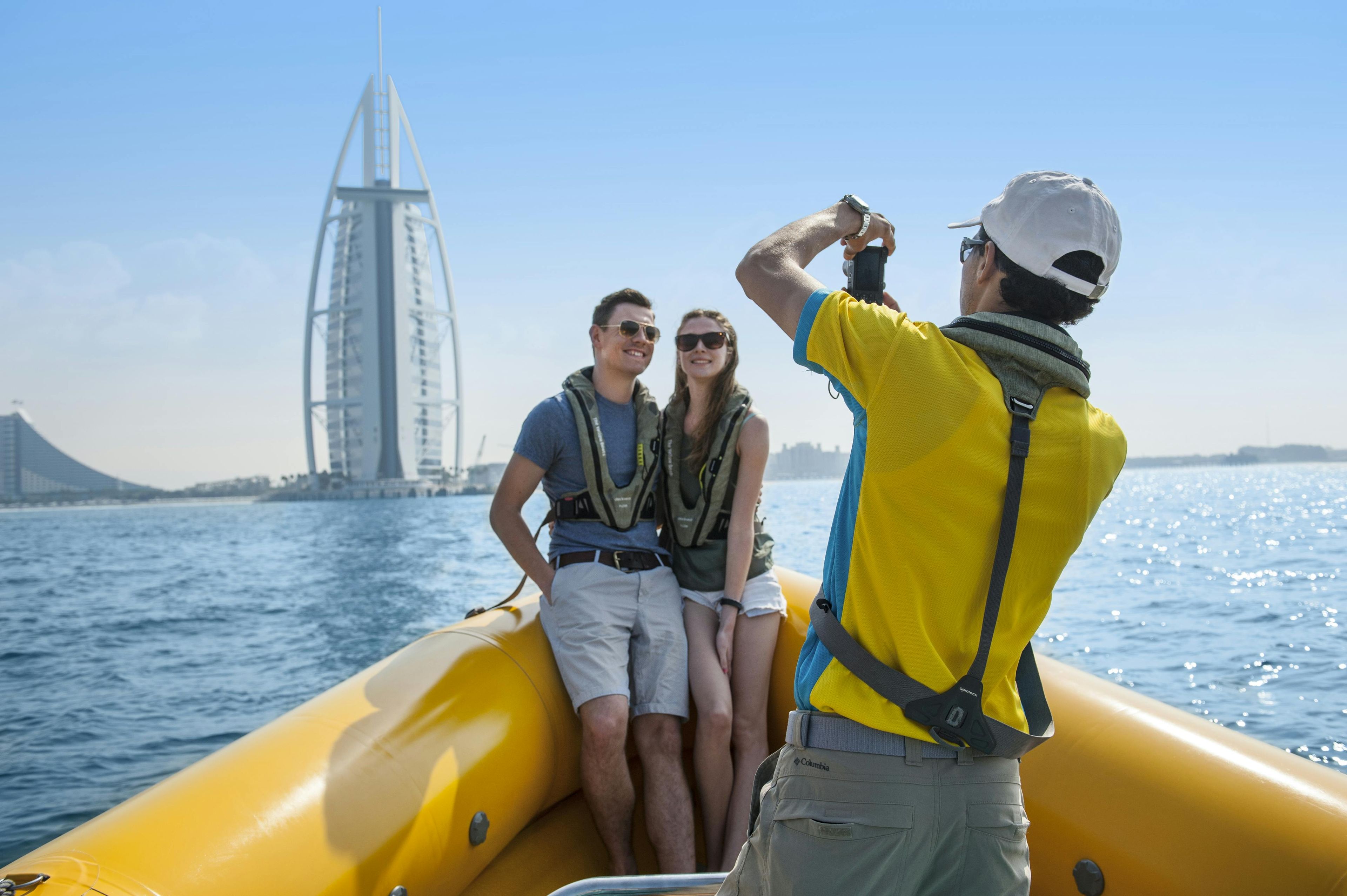 Imagen del tour: Excursión de 75 minutos en barco por la Atlántida: Marina de Dubai Palm Jumeirah y Tour de Atlantis