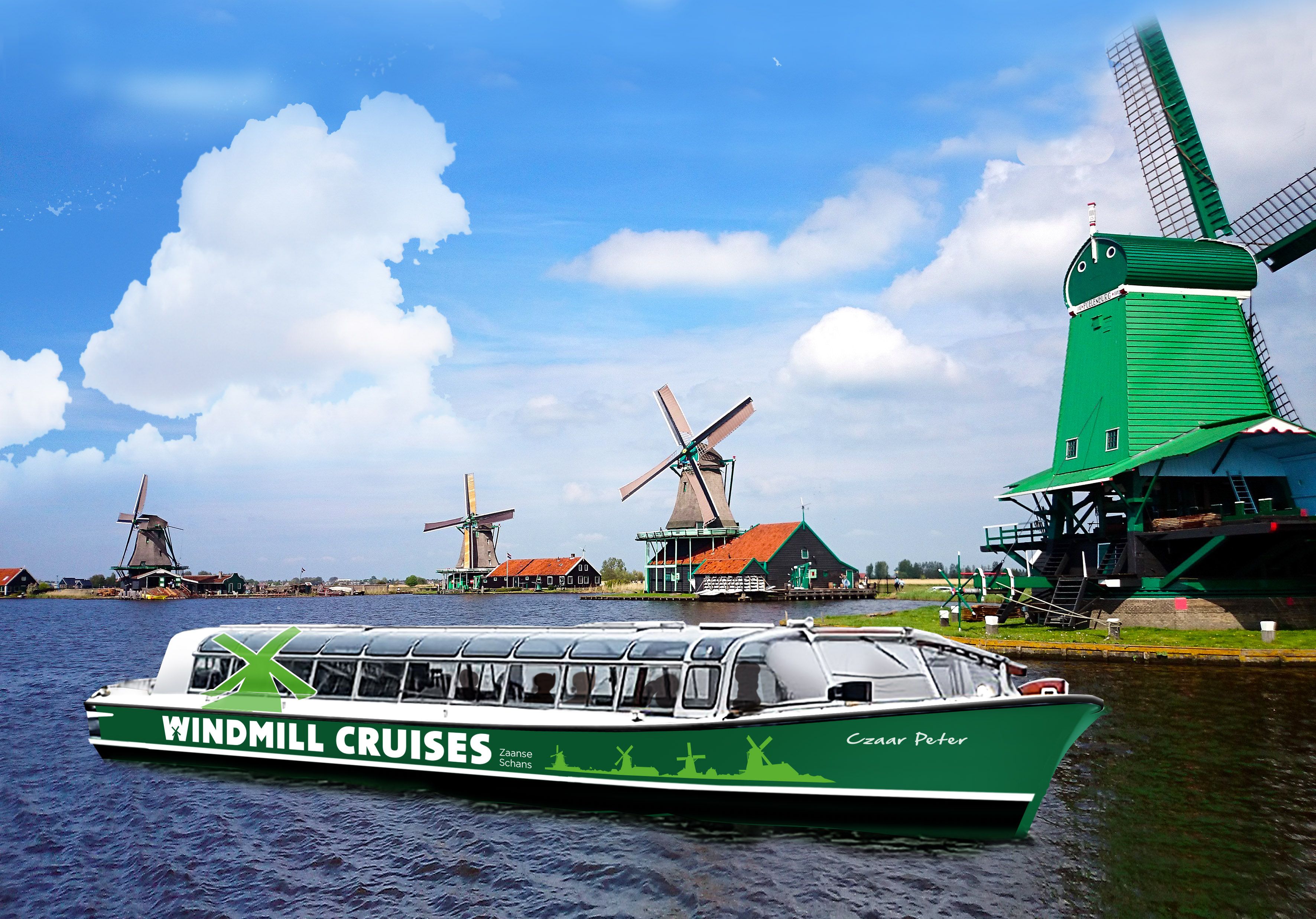 Imagen del tour: Crucero por los molinos de Zaanse Schans
