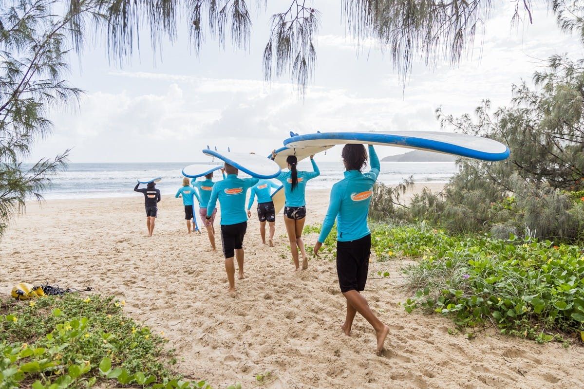 Imagen del tour: Clase de surf de 2 horas en Noosa Heads