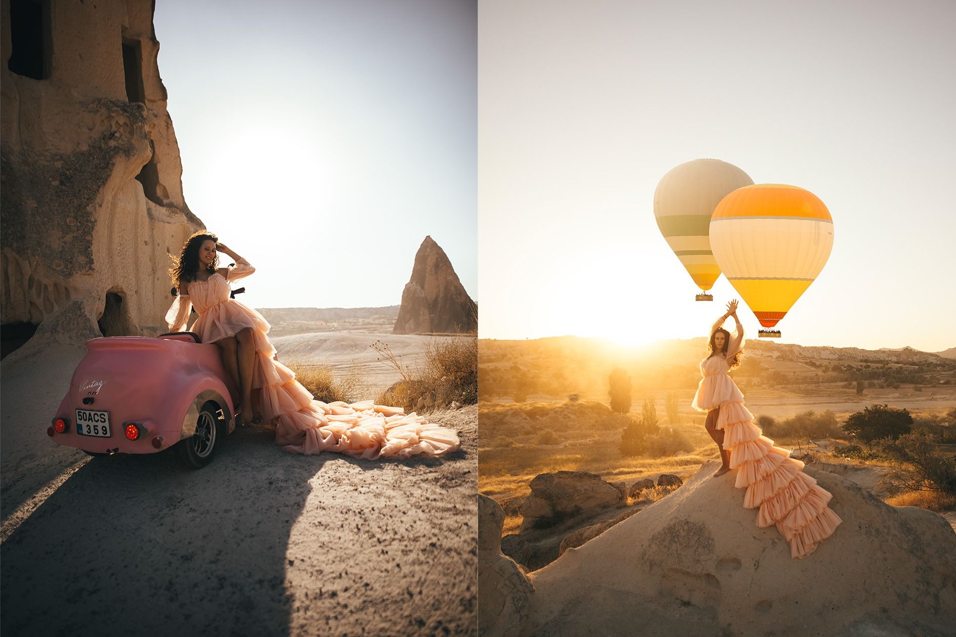 Imagen del tour: Capadocia: Sesión de fotos con un vestido volador