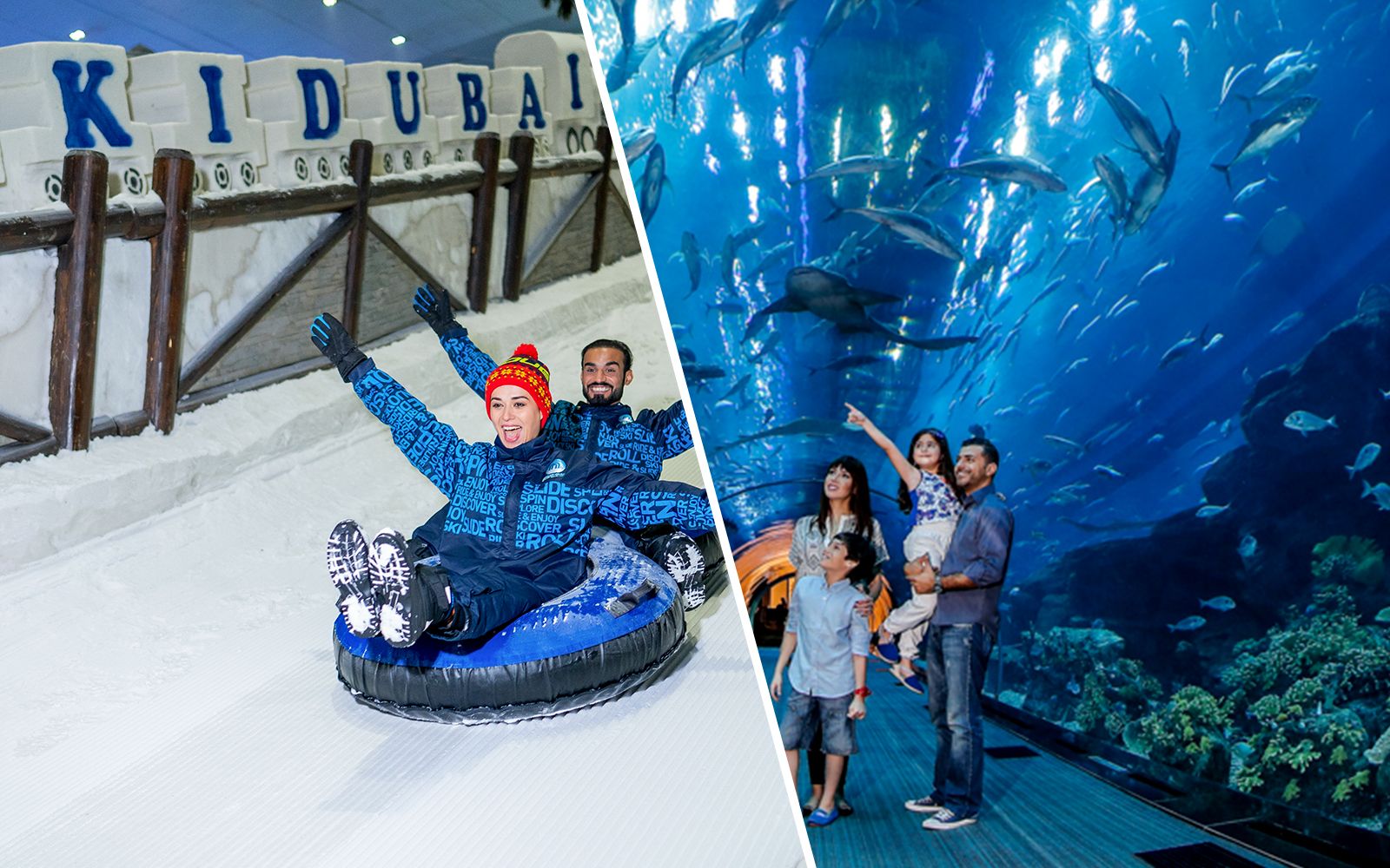 Imagen del tour: Dubái: pase Clásico de Ski Dubai + acuario y zoo submarino