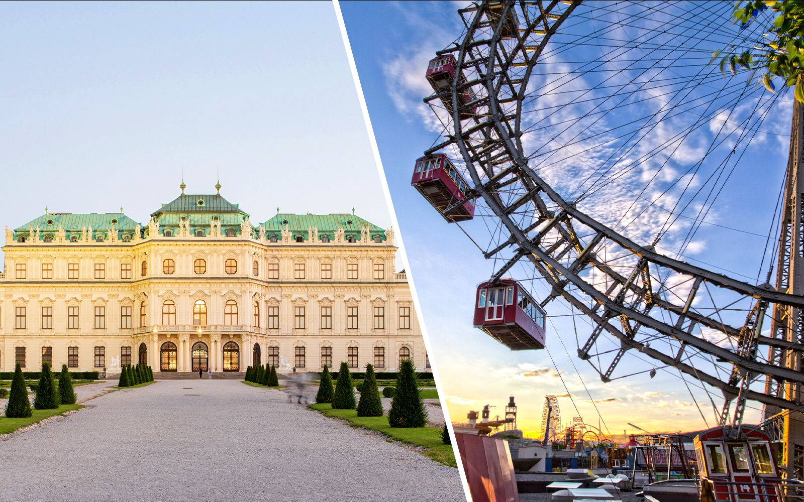 Imagen del tour: Combo:Upper Belvedere Palace + Viennese Giant Ferris Wheel Skip-the-Line Ticket