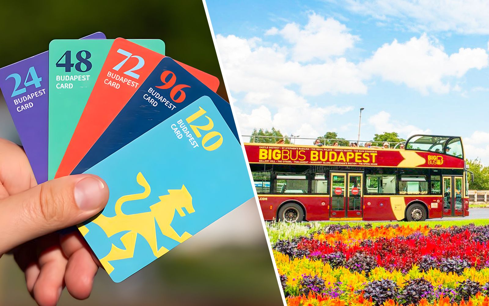 Imagen del tour: Budapest: combo con tarjeta Budapest Card de 24, 48, 72, 96 o 120 horas + tour en autobús turístico de 1, 2 o 3 días