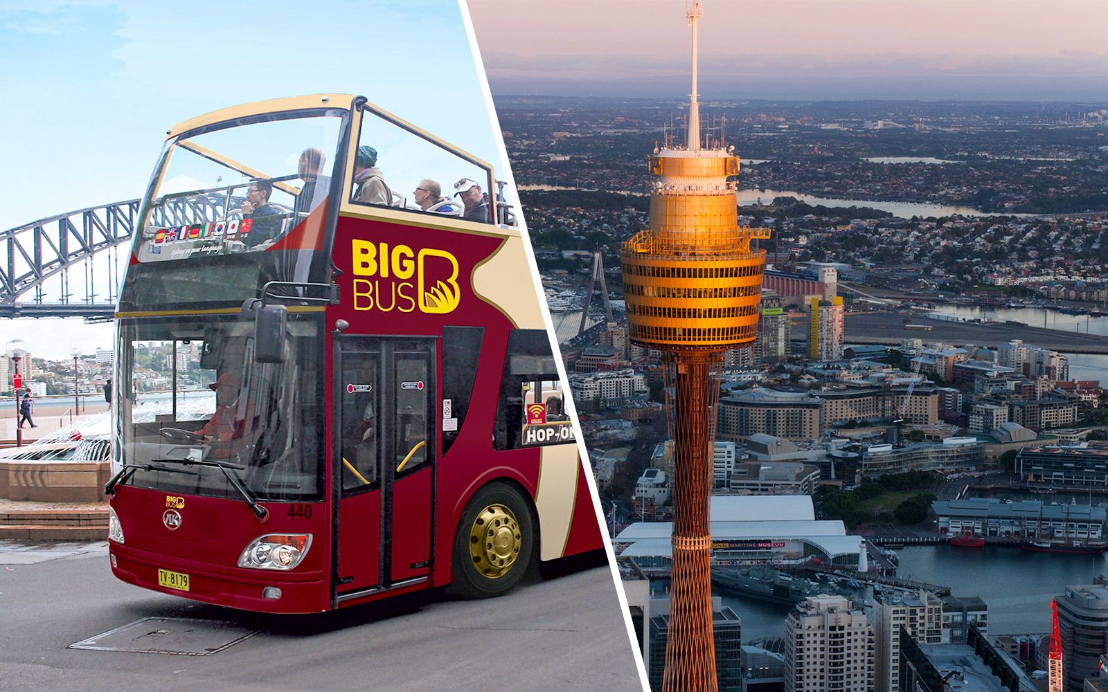 Imagen del tour: Combo: Visita guiada en autobús por Sídney + Entrada rápida a la Torre Eye de Sídney