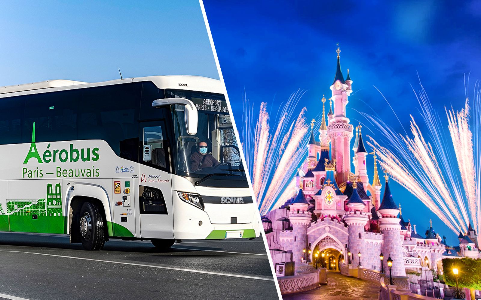 Imagen del tour: Combo: ida en Aerobus + 1 día en Disneyland® París