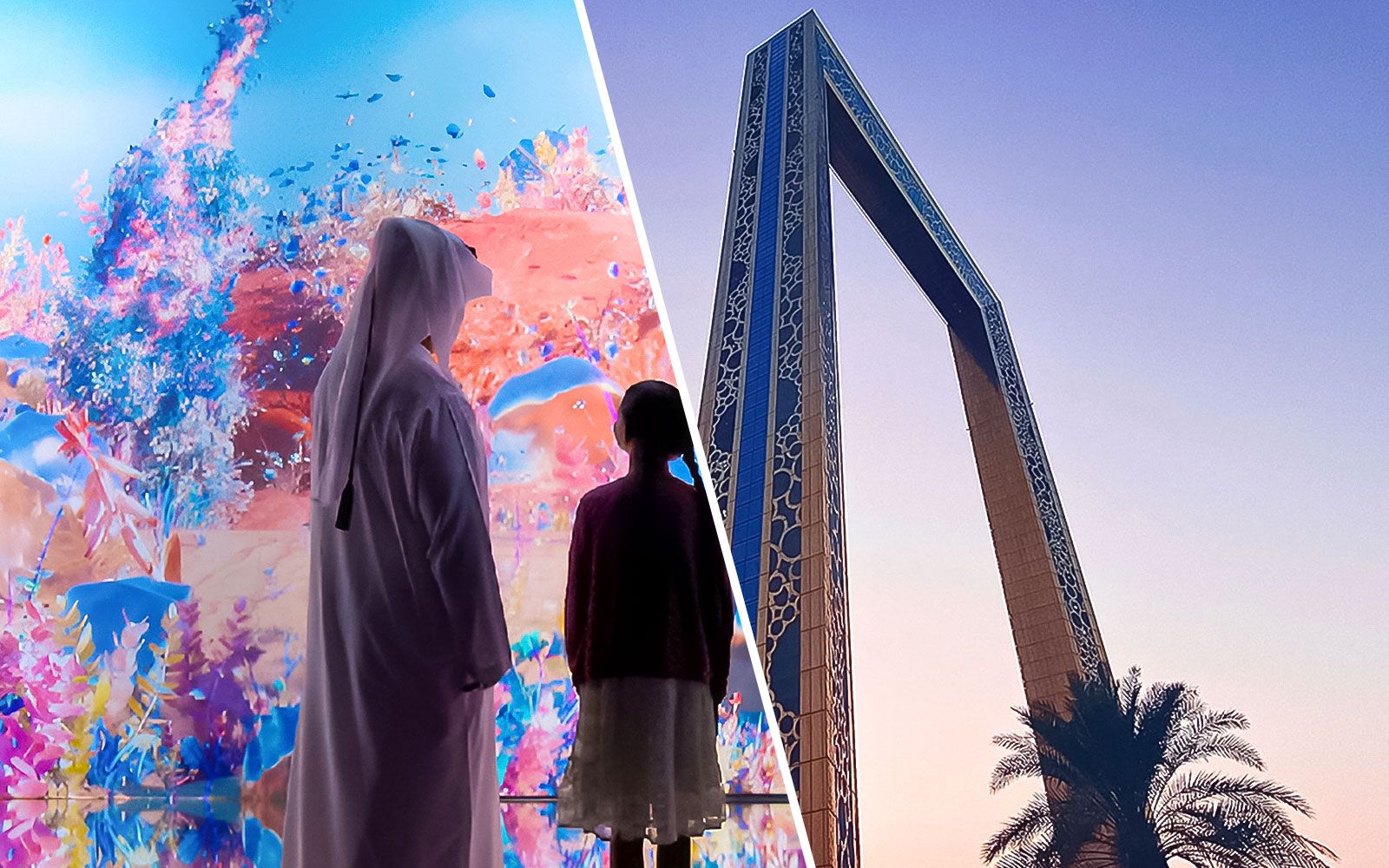 Imagen del tour: Entrada combinada en Dubái: AYA Universe + Dubai Frame