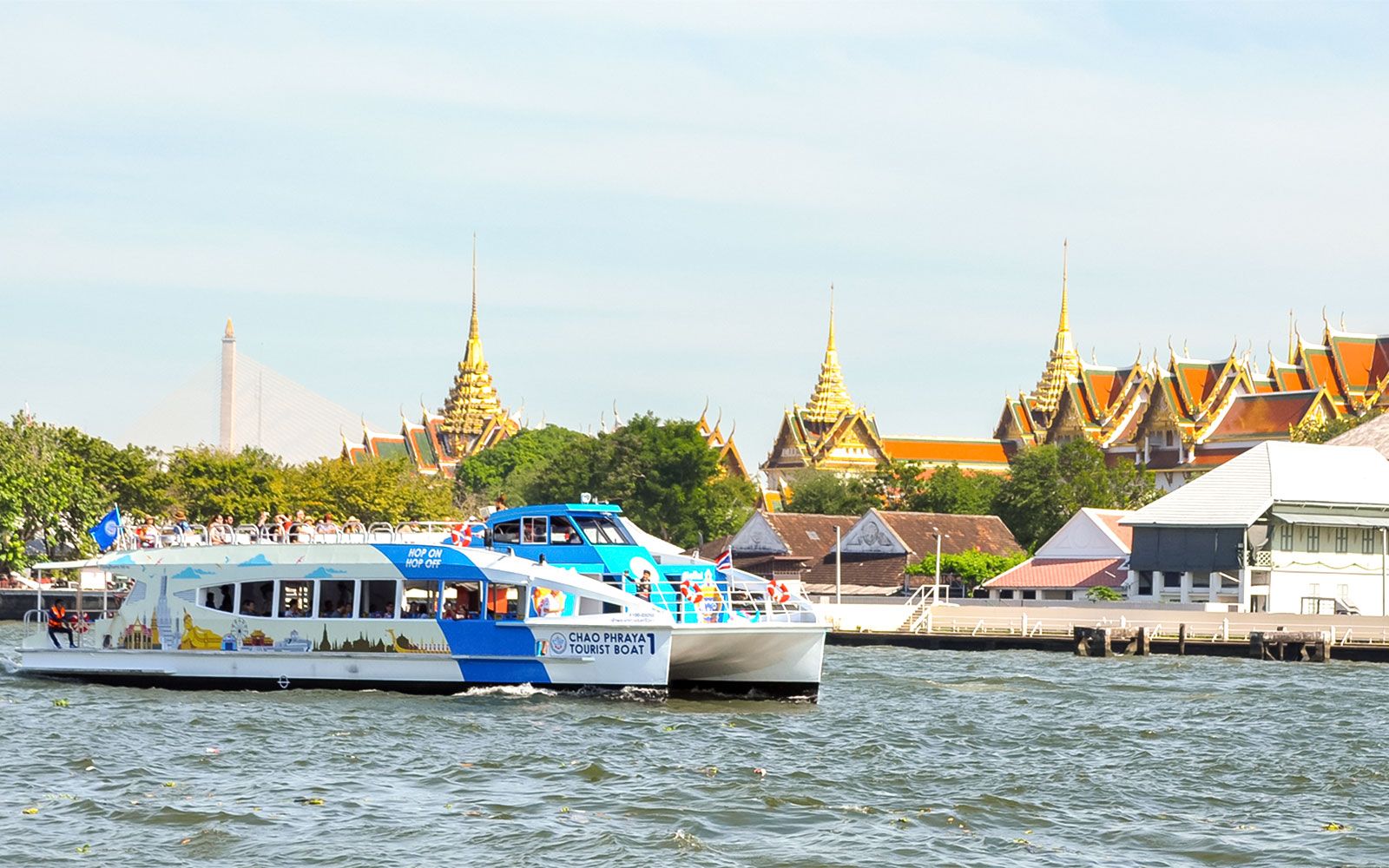 Imagen del tour: Bangkok: tour de un día en barco turístico por Chao Phraya