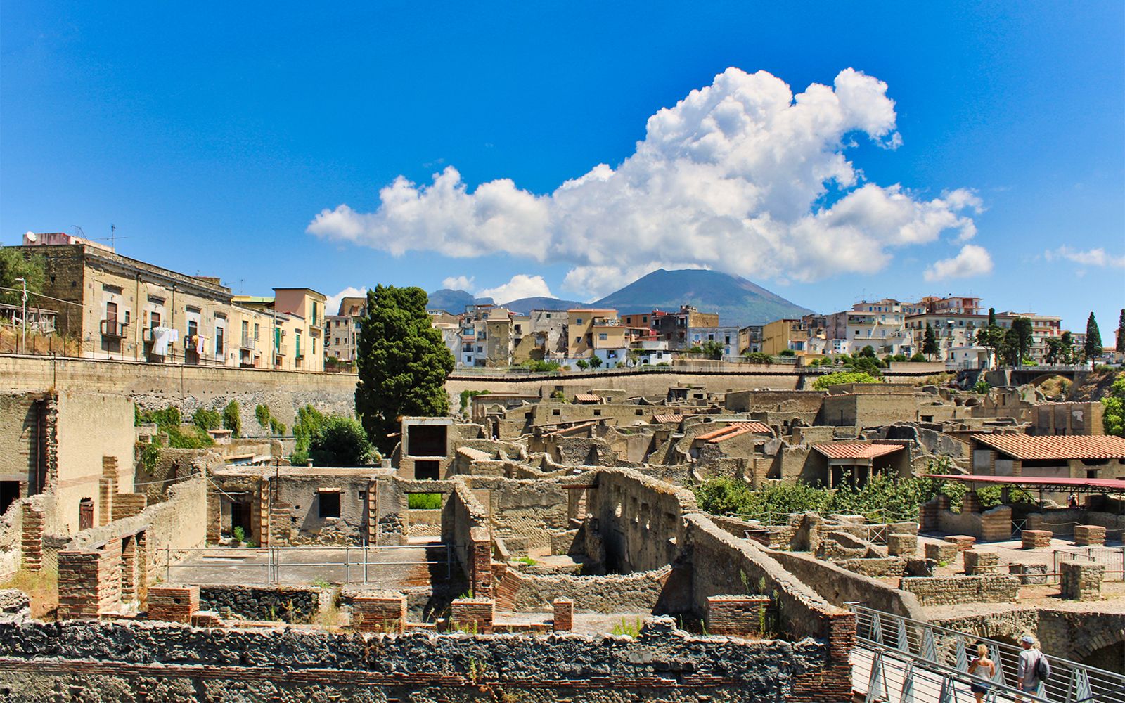 Imagen del tour: Desde Pompeya/Nápoles: excursión de un día a Pompeya, Herculano y el Vesubio