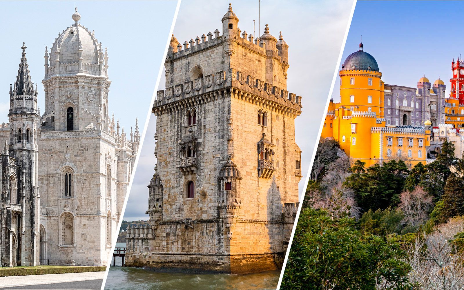 Imagen del tour: Combo esencial de Lisboa: Monasterio de Jerónimos + Torre de Belém + Palacio da Pena