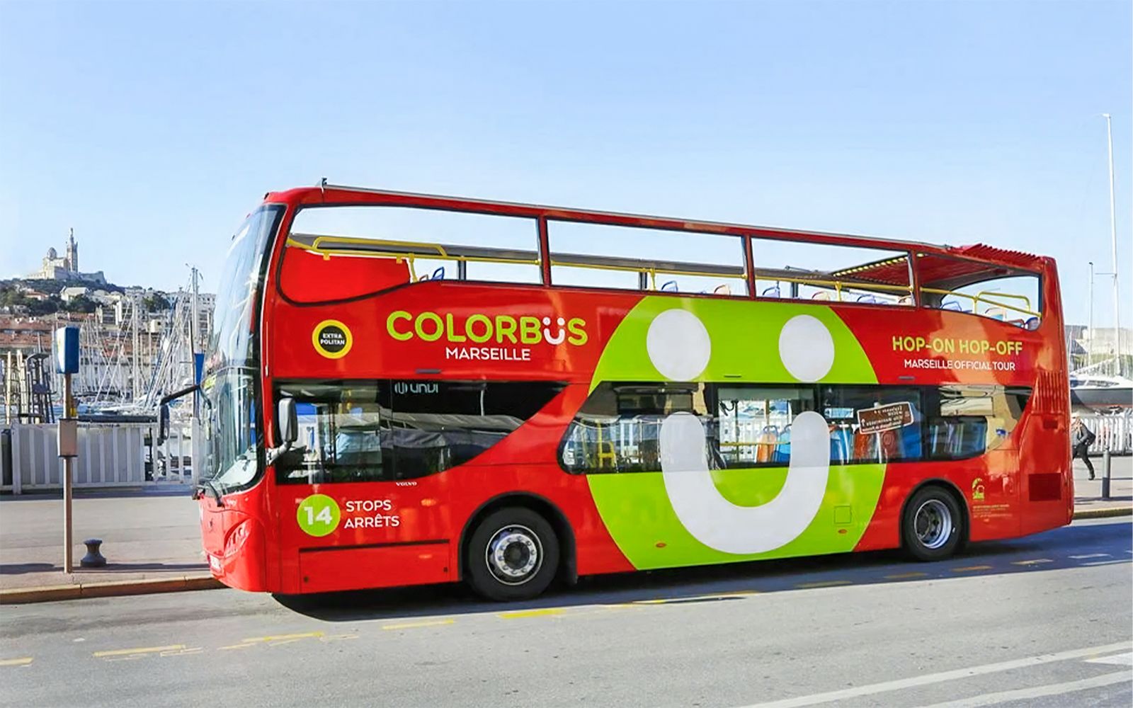 Imagen del tour: Colorbus: tour de paradas libres en autobús turístico de 1 día en Marsella