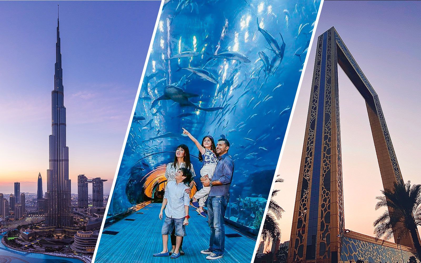 Imagen del tour: Entradas combo: Burj Khalifa + Dubai Aquarium + Dubai Frame