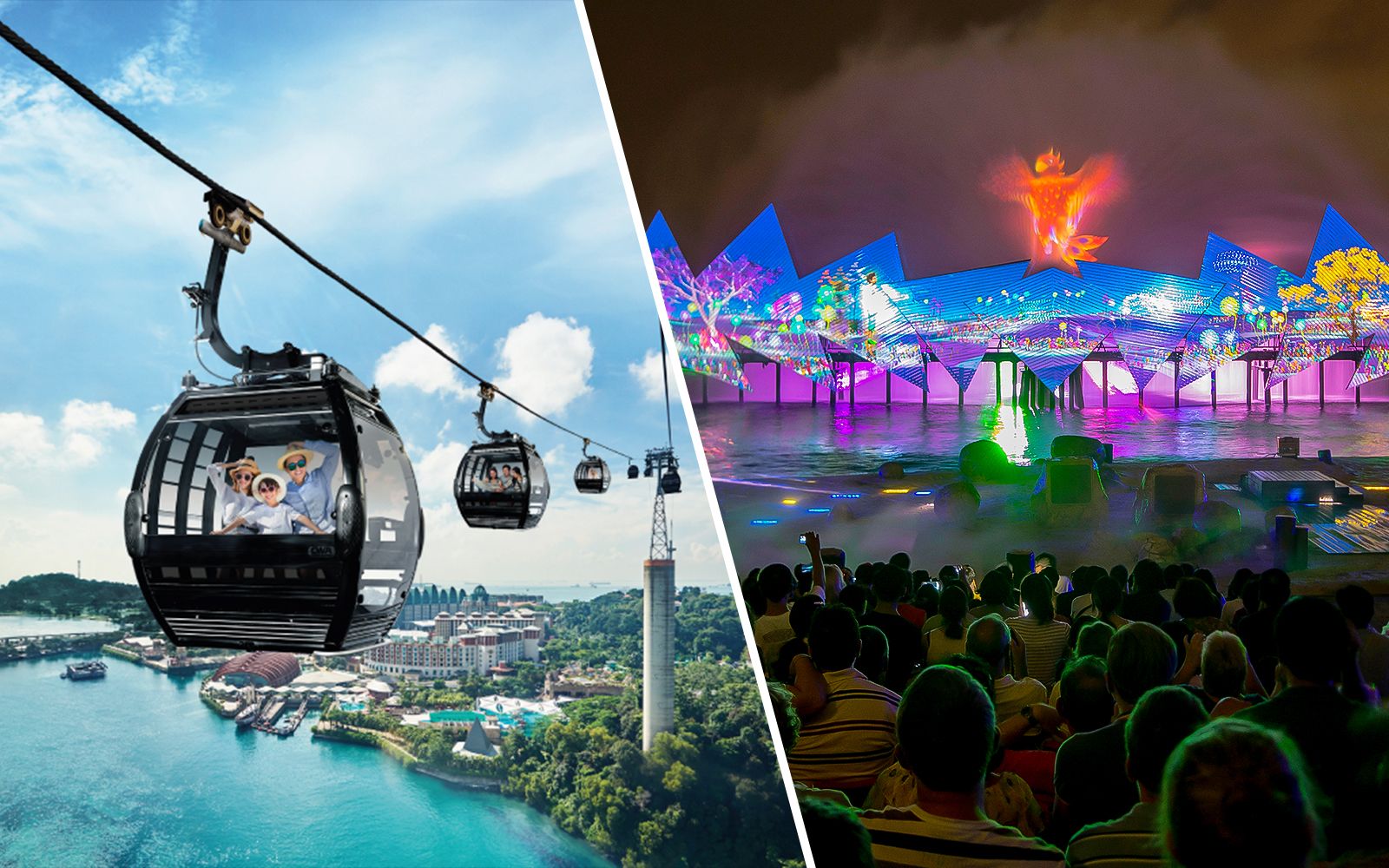 Imagen del tour: Combo: Singapore Cable Car Sky Pass + Wings of Time/SkyHelix Sentosa Tickets