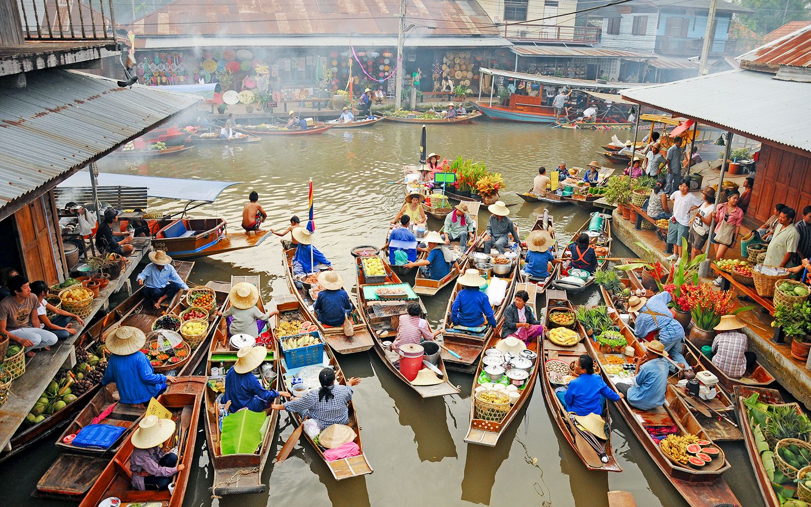 Imagen del tour: Tour guiado de un día completo por los Mercados Flotantes de Bangkok