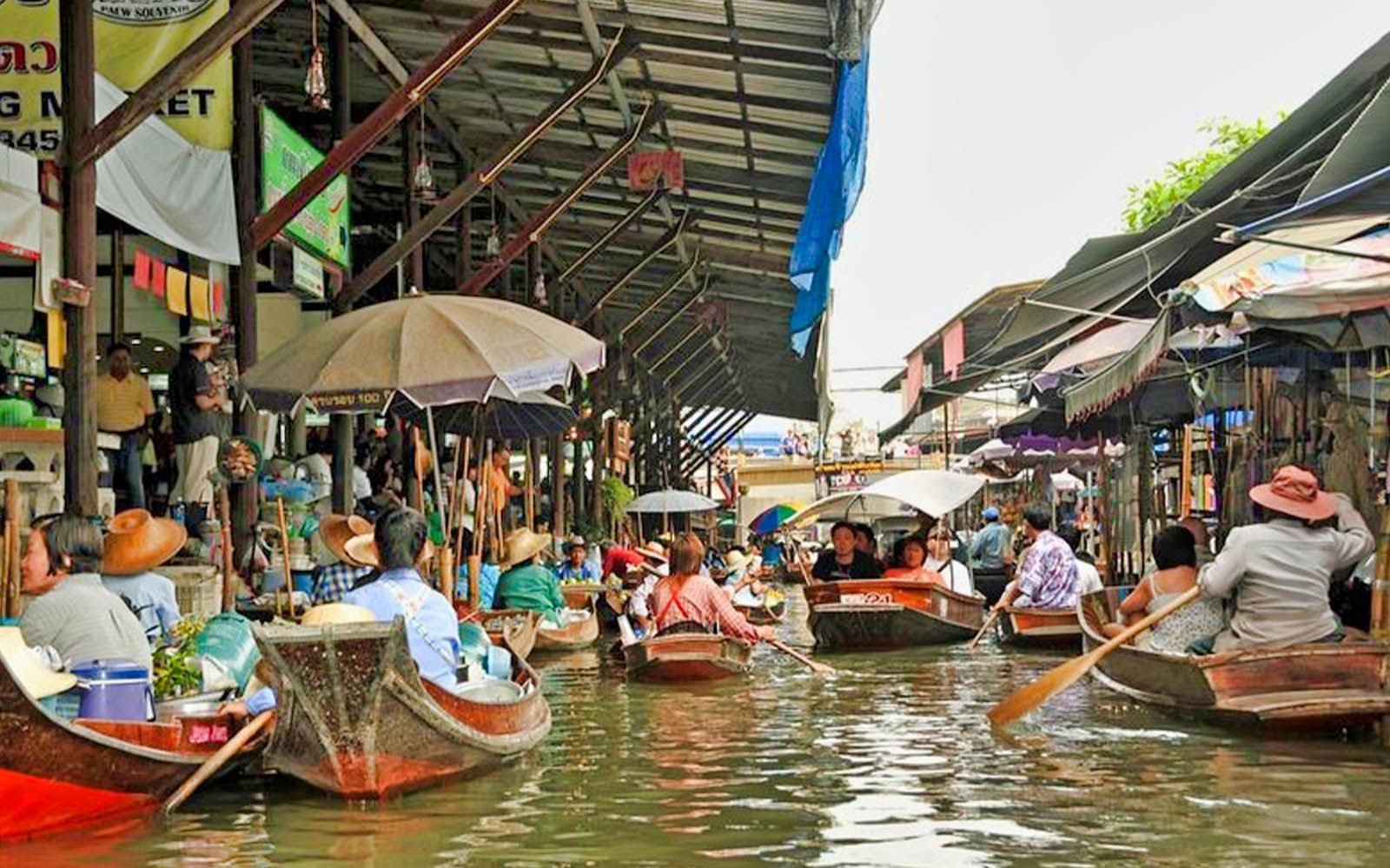 Imagen del tour: Half-Day Guided Tour of Damnoen Floating Market with Round-Trip Transfers