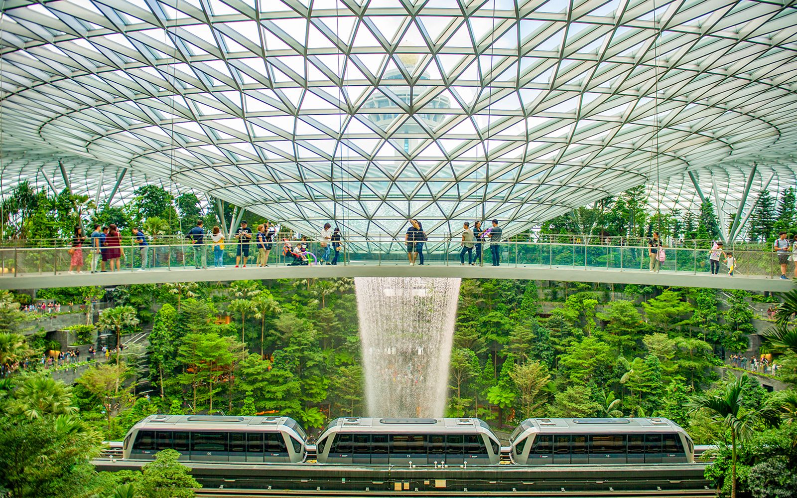 Imagen del tour: Entradas al aeropuerto Jewel Changi con Bouncing & Walking Net y acceso gratuito al Canopy Park