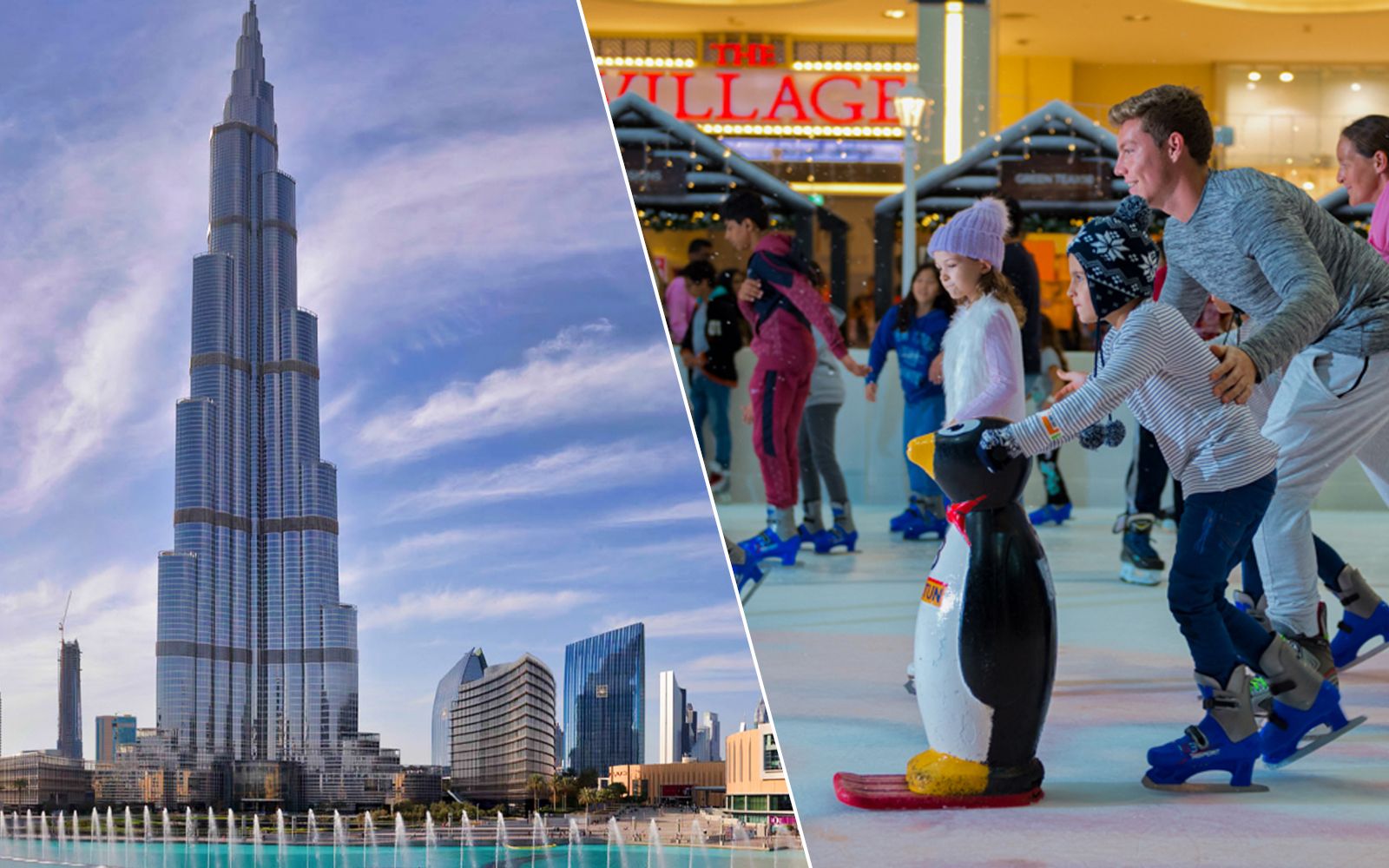 Imagen del tour: Combo: Burj Khalifa + Ice Rink + Dubai Frame Tickets