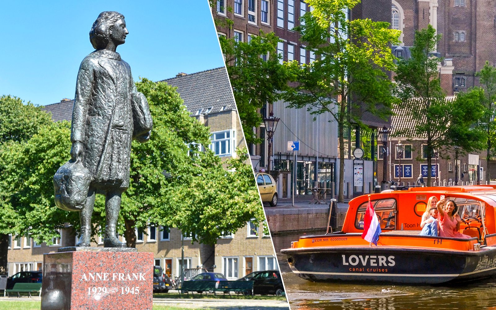 Imagen del tour: Combo: tour a pie de Ana Frank + crucero por el canal de Ámsterdam