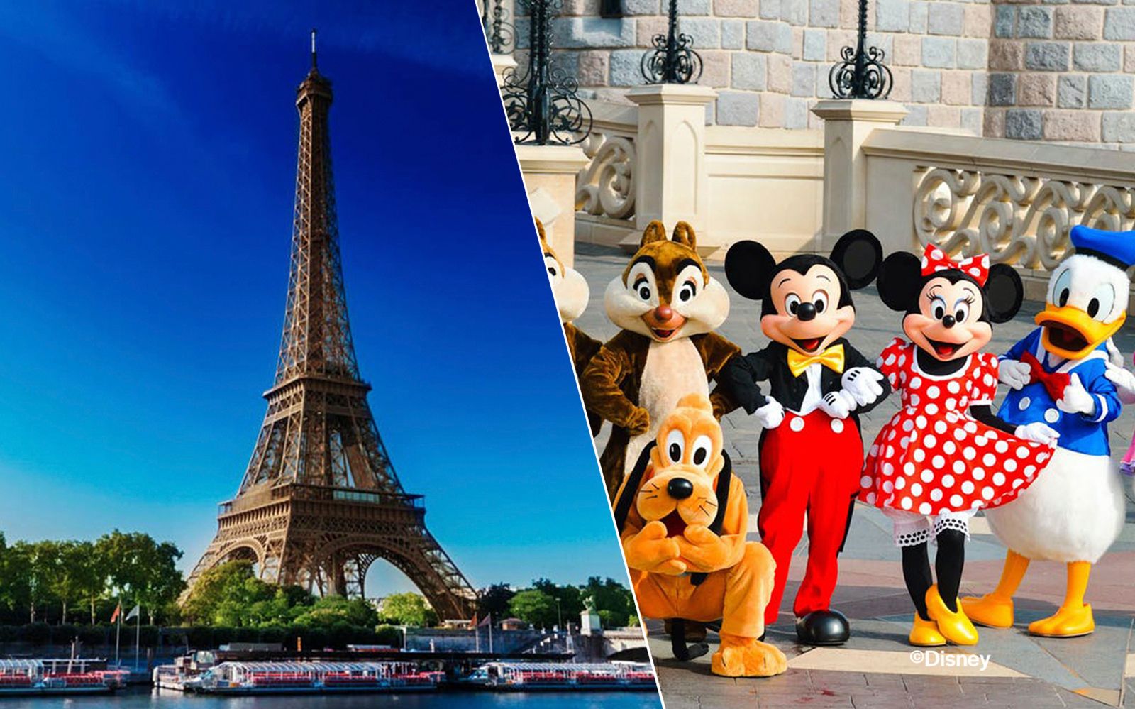 Imagen del tour: Combo: cima de la Torre Eiffel + entradas Disneyland®París