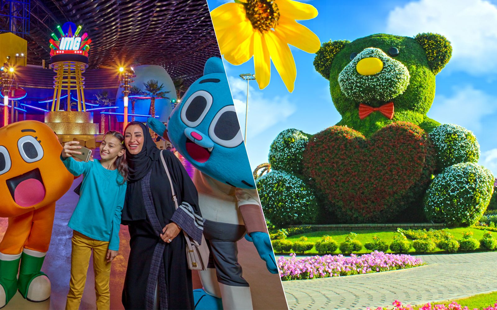Imagen del tour: Combo: IMG Worlds of Adventure + Dubai Miracle Garden Tickets