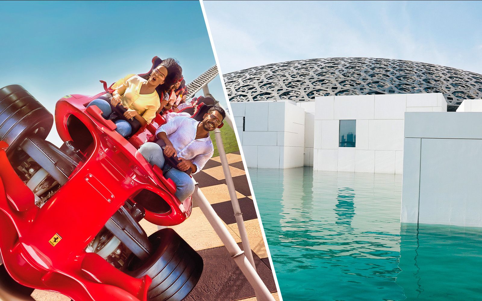 Imagen del tour: Combo: Entradas Ferrari World + Entradas gratuitas Skip-the-Line Louvre Abu Dhabi