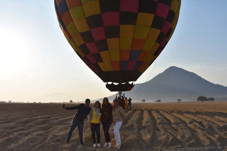 Imagen del tour: Paseo en globo por Val&#039;Quirico + Hacienda de Chautla