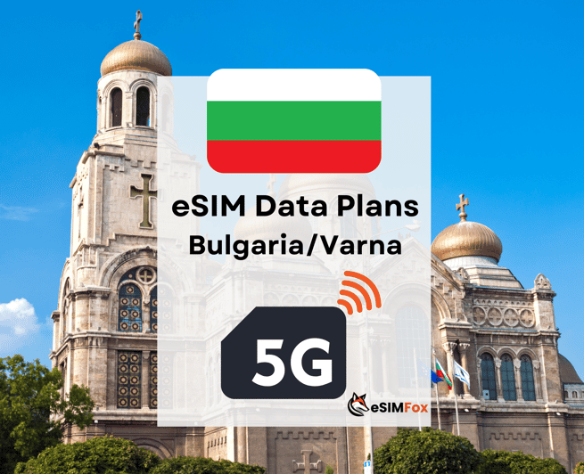 Imagen del tour: Varna : eSIM Internet Plan de datos Bulgaria alta velocidad 4G/5G