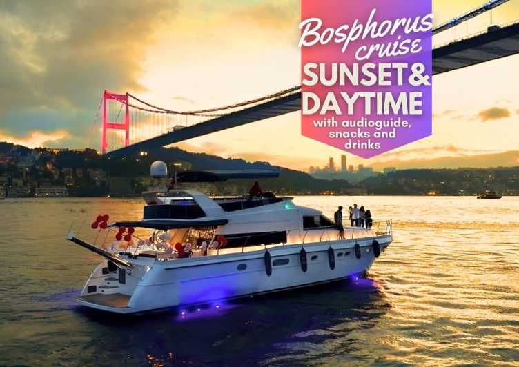 Imagen del tour: Istanbul: Small-Group Sunset or Day Yacht Cruise with Snacks