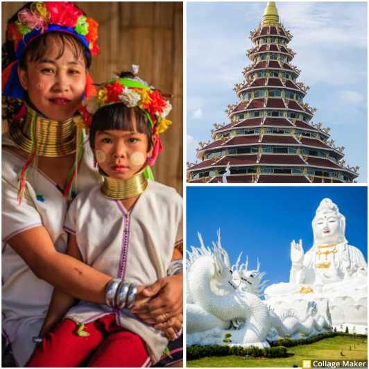 Imagen del tour: Chiang Rai Blanco, Azul y Rojo 3 Templos y Tour de Cuello Largo