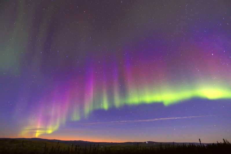 Imagen del tour: Fairbanks: Trineo tirado por perros a la luz de la luna, cena y aurora boreal
