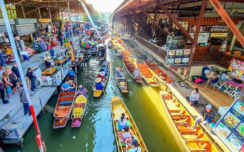 Imagen del tour: Desde Bangkok: Damnoen Saduak y mercado del tren en español