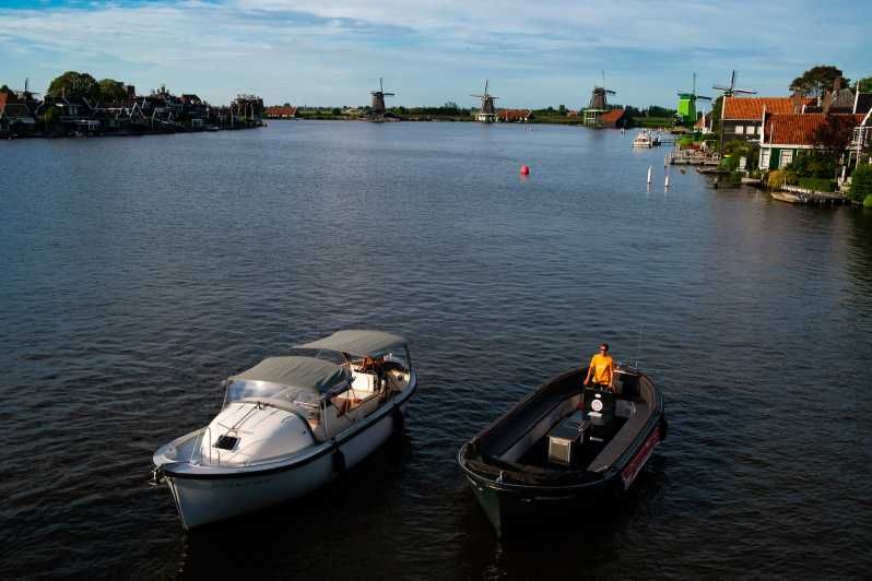 Imagen del tour: Molinos de viento Zaanse Schans: crucero privado con comida y bebidas