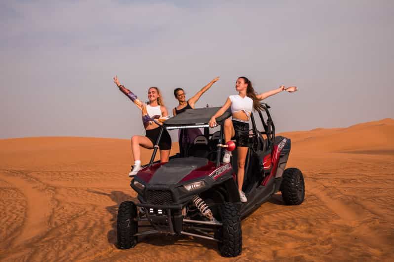 Imagen del tour: Dubai: Safari de aventura en buggy, paseo en camello y cena barbacoa