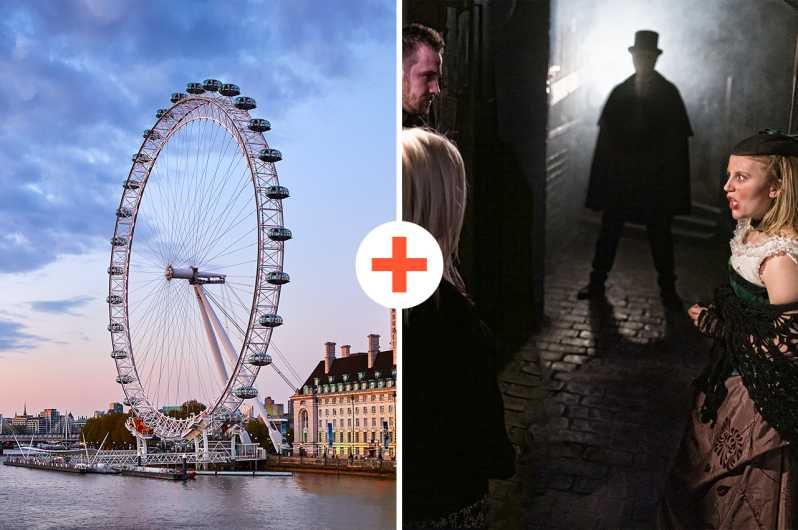 Imagen del tour: Londres: El London Dungeon y el London Eye ticket combinado