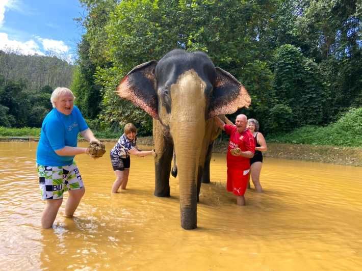 Imagen del tour: Khao Lak Guardería Privada de Elefantes de Khao Sok y Rafting en Bambú