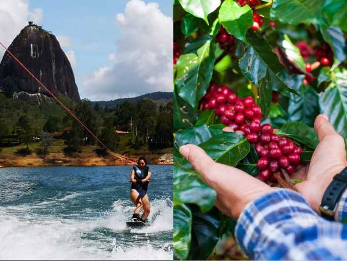 Imagen del tour: Desde Guatape: 1 hora de WAKEBOARD + TOUR COMPLETO DEL CAFÉ