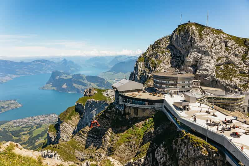 Imagen del tour: Lucerna: Teleférico del Monte Pilatus, tren cremallera y crucero por el lago