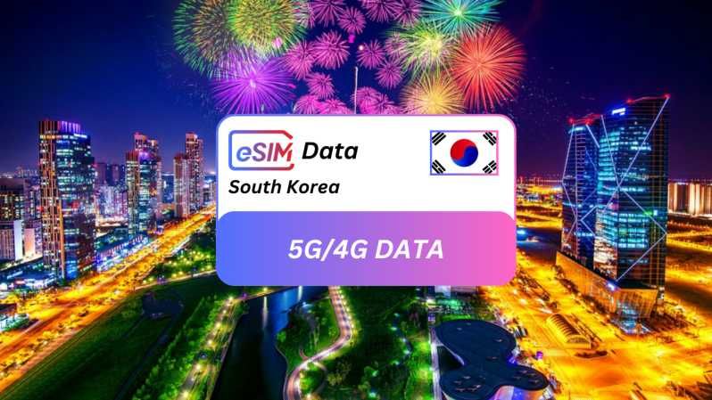 Imagen del tour: Incheon: Plan de datos eSIM sin fisuras para viajeros en Corea del Sur