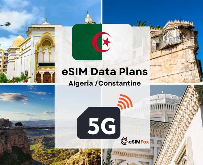 Imagen del tour: Constantine: Plan de datos de Internet eSIM para Argelia 4G/5G