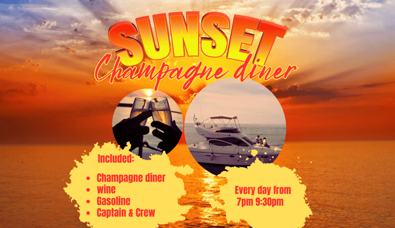 Imagen del tour: Fuengirola: Tour en barco al atardecer con cena con champán