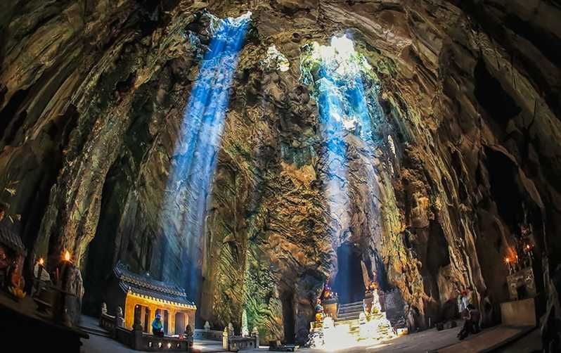 Imagen del tour: Da Nang: Buda de la Dama, Montañas de Mármol y Excursión a la Cueva de Am Phu