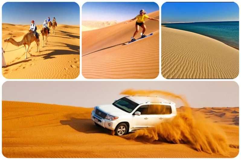 Imagen del tour: Doha: Safari por el desierto con Sandboarding, paseo en camello, mar interior