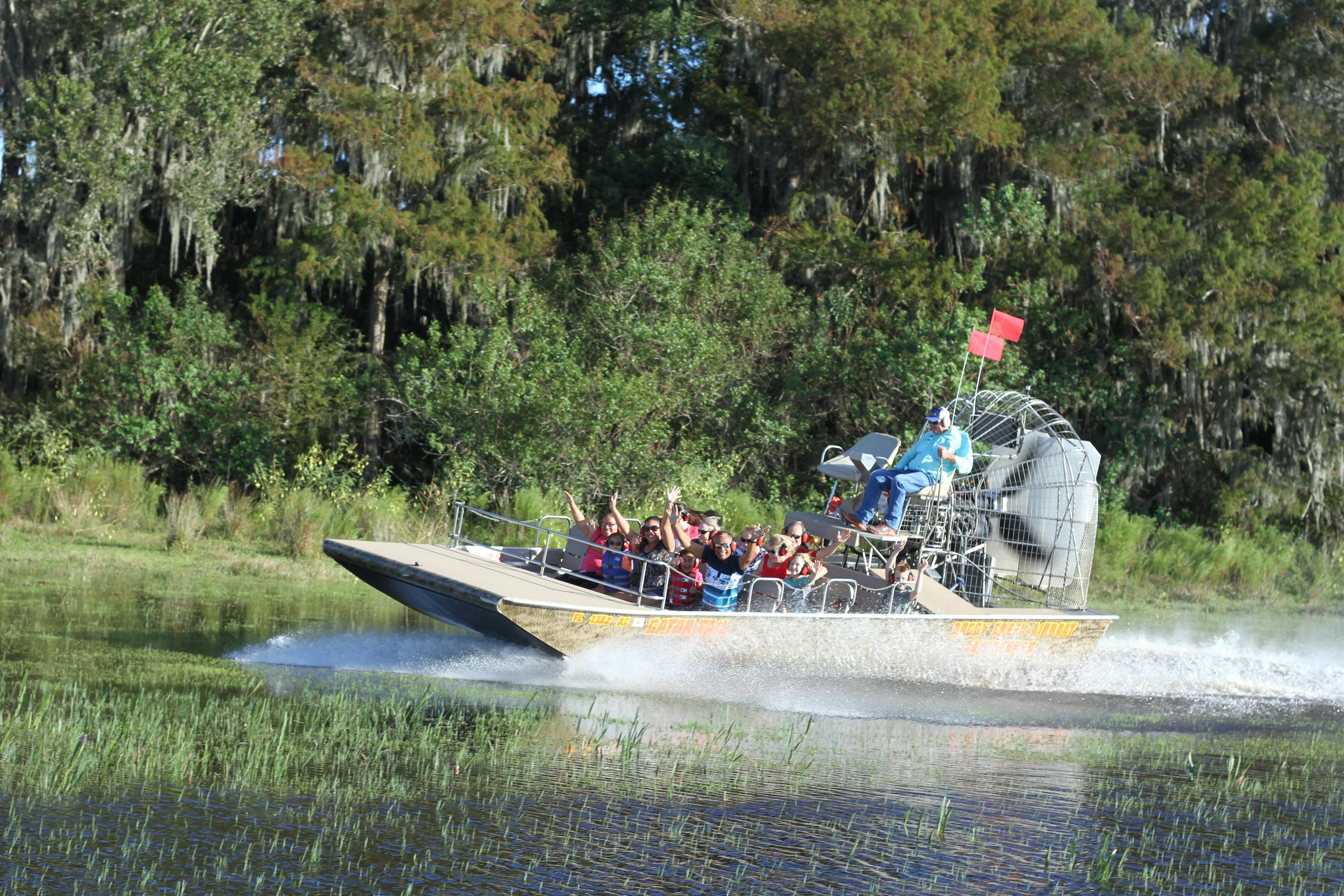 Imagen del tour: Paseo panorámico de 30 minutos en aerobote por los Everglades de Florida central con entrada al parque